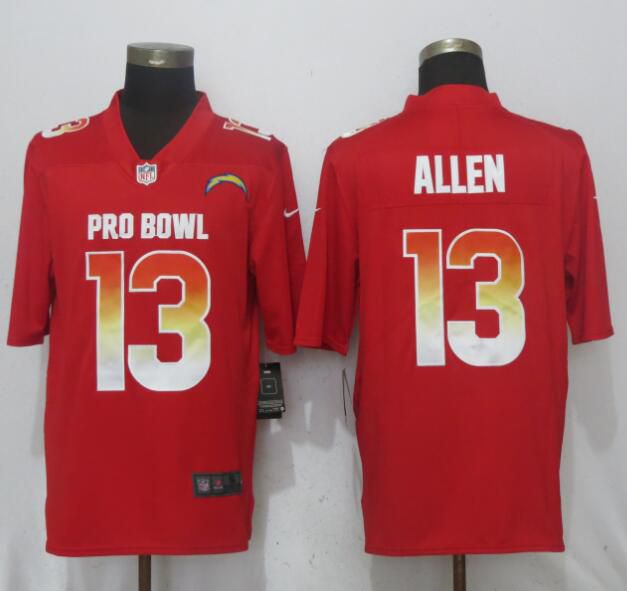 Men Los Angeles Chargers #13 Allen Red New Nike Royal 2018 Pro Bowl Limited NFL Jerseys->atlanta falcons->NFL Jersey
